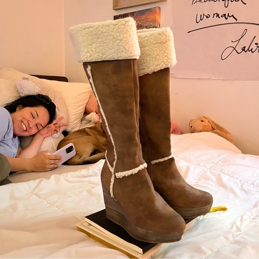 Knee High Platform Winter Boots